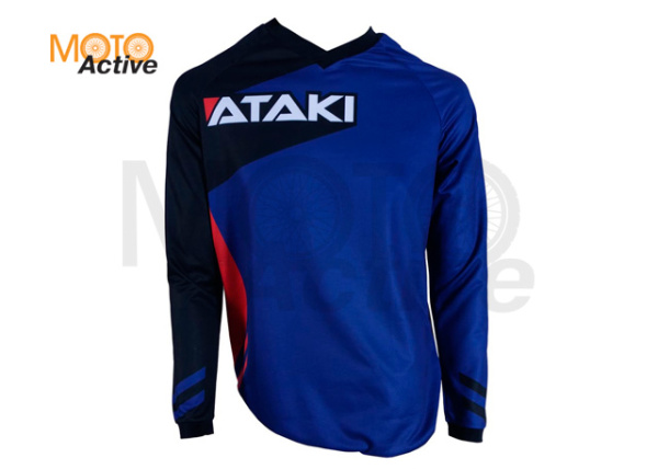 Джерси ATAKI Rampage синяя/красная